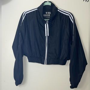 Fashion Nova Cropped Windbreaker Jacket